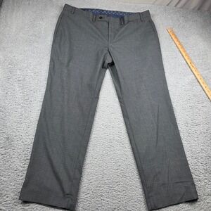 Lauren Ralph Lauren Dress Pants Mens 40x29 Gray Textured Stretch P40W X 29L